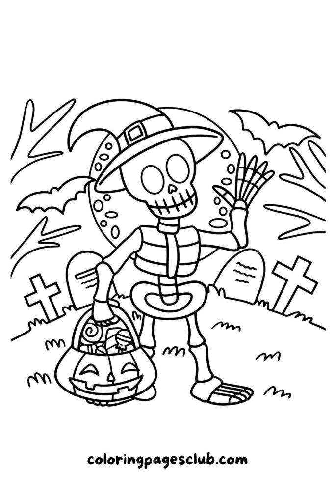 skeleton-with-halloween-bucket